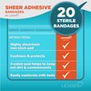 Leader Sheer Adhesive Bandages, Packs ofBlends with Skin, Helps Prevent