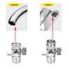 Faucet Valve Diverter Adapter Switch Faucet Adapter Sink Valve Adapter