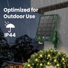 ecoCalm Solar Wreath Hangers for Front Door, Compatible with Lighted