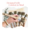 Chalk Style Paint Brush - Oval Brush with Synthetic Bristles