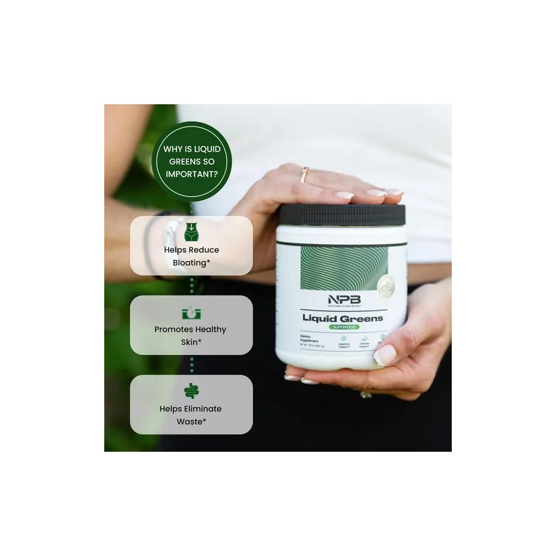 Nature's Pure Blend Super Greens Polvo Orgánico Sabor Matcha