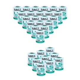 XNLWDVQQW *<30-Pack> LS14250 3.6V Lithium Battery LS 14250 3.6 Volt 1200mAh C 1/2 AA Lithium Battery for LS14250 1/2 AA 3.6v Lithium Battery