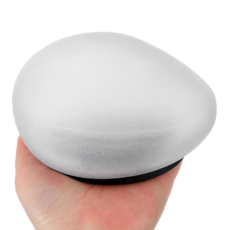 SUPVOX Solar Garden Lights, Solar Path Paver Stones, Pebble Shape