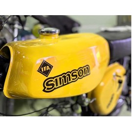 Transparent Simson S51B Sticker IFA Electronic Tank Side Cover Dark Premium