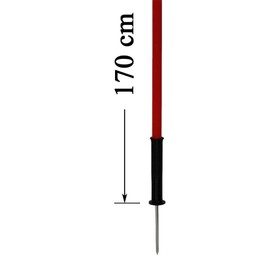 Slalom Pole with Spring Tip 170 cm, Black