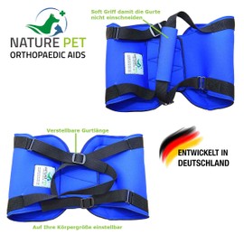 Nature Pet Dog Carry Aid Rear / Dog Walking Aid / Deer Aid / Aid for Problems on Your Dog's Spine, Hip and Knees