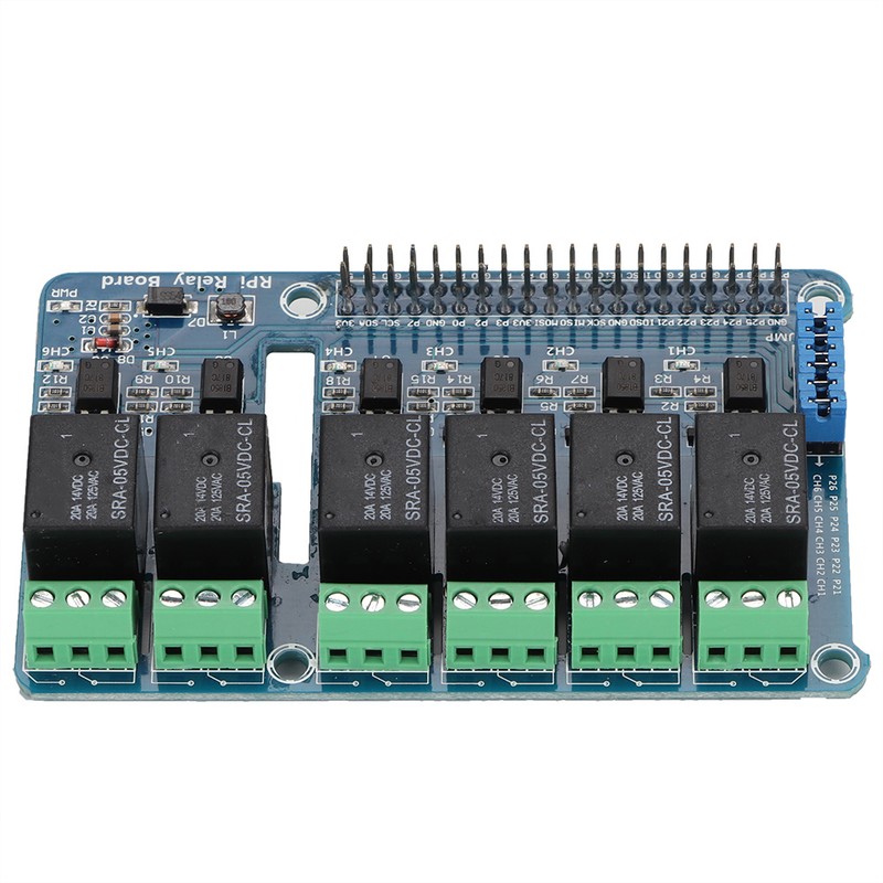 6 Channel RPi Relay Module Expansion Board for Raspberry Pi