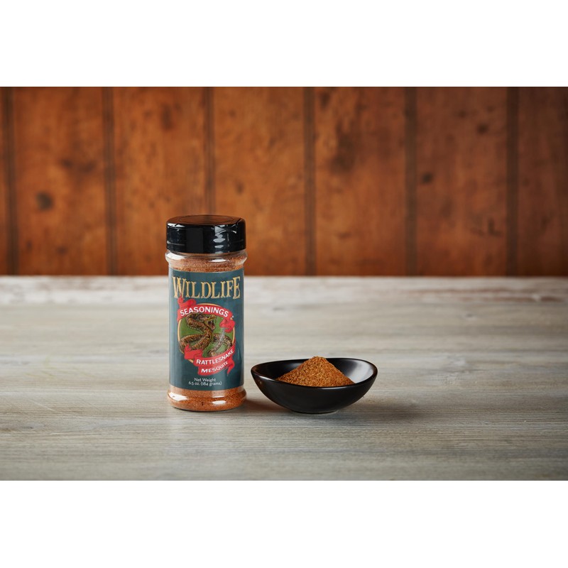 Wildlife Seasonings Rattlesnake Mesquite - Smoky and Bold Grill Seasoning