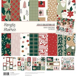 Simple Stories Collection Kit 12"X12"-Boho Christmas