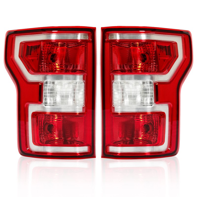 HECASA Tail Light Pair Compatible with 2018-2020 Ford F-150 Taillights