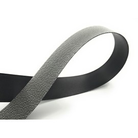 Edge Supply Black Melamine 3/4 inch X 25 ft roll of Black Edge Banding – Pre-glued Flexible Edging – Easy Application Iron-On Edging for Cabinet Repairs, Furniture Restoration