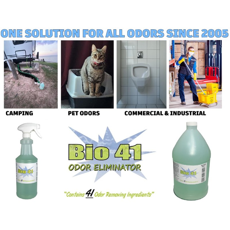 Bio 41 Odor Eliminator, Molecular Technology Since 2005 - Commercial,