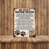 MY DOG'S BEDTIME PRAYER RETRO STYLE METAL TIN SIGN/PLAQUE (YORKSHIRE