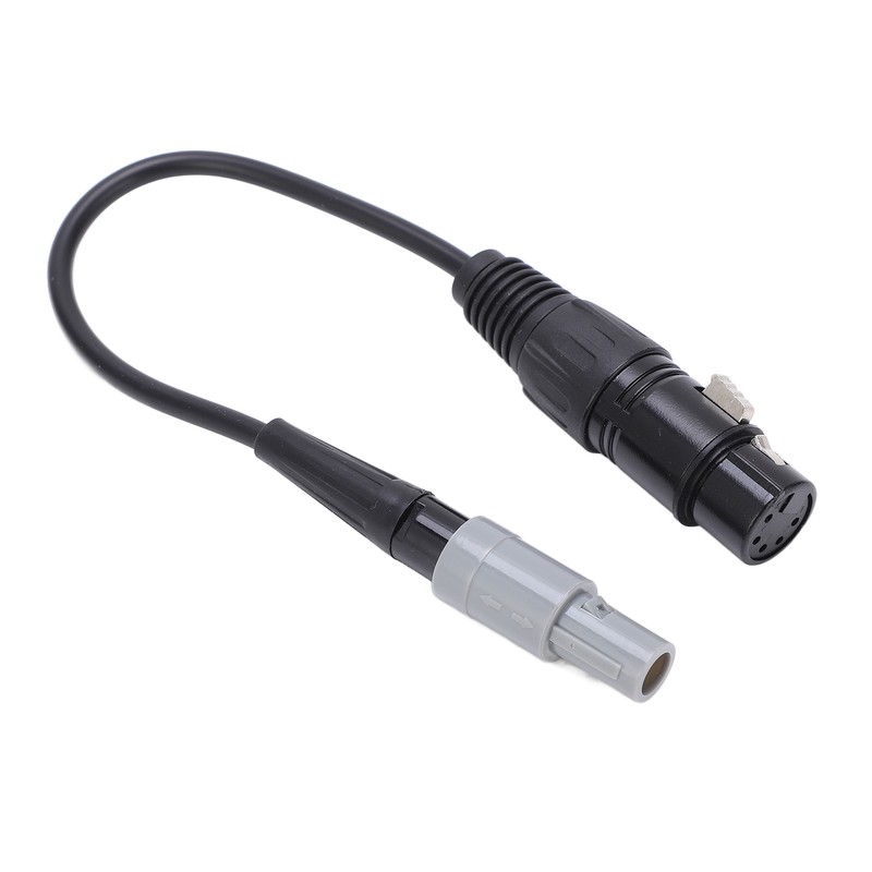 Aviation Headset Adapter 6pin LEMO to 5pin XLR High Density