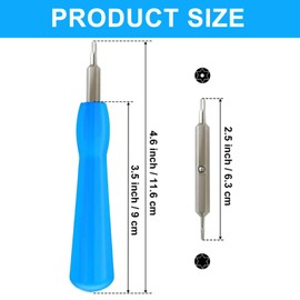 Ring Doorbell Screwdriver Replacement Kit - Smart Device Screwdriver - Blue Handle with Interchangeable Head - Includes 16 Ring Doorbell Screws - Easy Installation - Spare Screws & Removal Tool (Blue)
