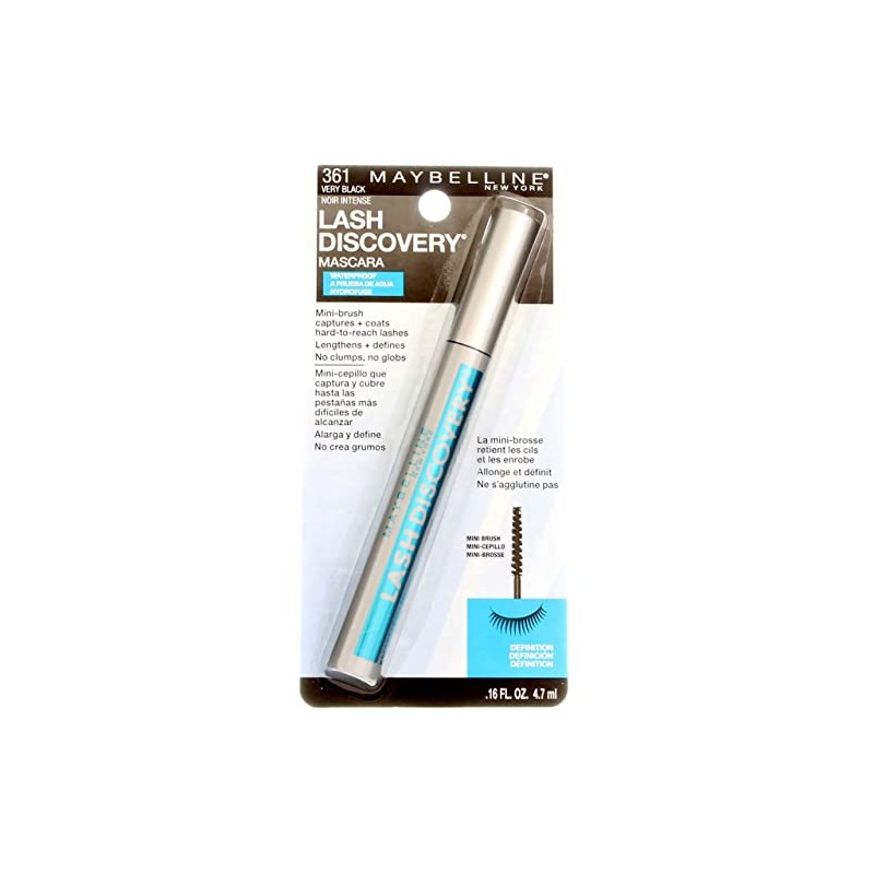Maybelline Lash Discovery Waterproof Mini Brush Mascara - Very Black