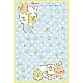 Asahikoyo Sumikko Gurashi Picnic Seat Mat, For 1 Person, Length 35.4 x Width 23.6 inches (90 x 60 cm), Even kids can fold it up and put it in a backpack