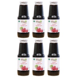 Anna and Sarah 33.8 Oz Organic Red Beet Juice - Glass Bottle (6 Pack) No Sugar Added, No Artificial Colors, No Preservatives, No Flavors Added,NOT from Concentrate