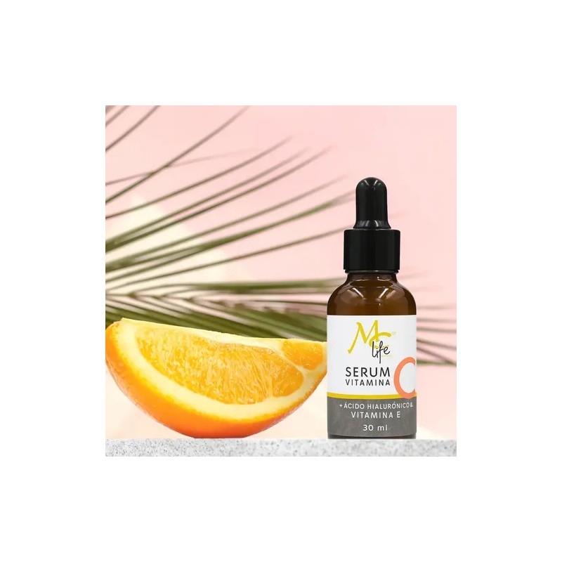 Serum Vitamina C Mc Life Ácido Hialurónico Y Vitamina E