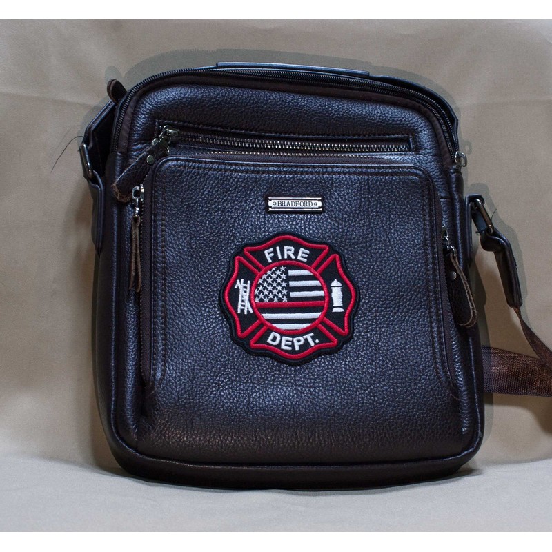 Generic Fire Dept. Embroidered Patch Iron-On Size 3.5''X3.5''