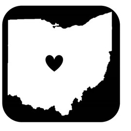 ThatLilCabin - Ohio State Heart 6" Decal AS1226