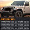SHOZHO 2Pcs Black Liftgate Glass Hinge Trim Fit for Jeep