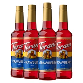 Torani Syrup, Strawberry, 25.4 Ounce (Pack of 4)