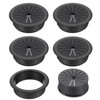 PATIKIL 50mm Cable Grommet Plastic Desk Cord Hole Cover Wire