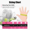 Rubber cleaning gloves yellow 6 Pairs for Household,Reuseable dishwashing gloves