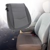 SecosAutoparts Driver Side Bottom Replacement Cloth Seat Cover Gray Compatible