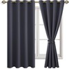 JIUZHEN Cortinas Opacas con Ojales para Dormitorio o salón, 2