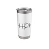 Ping Pong Heartbeat Table Tennis Heartline Stainless Steel Insulated Tumbler