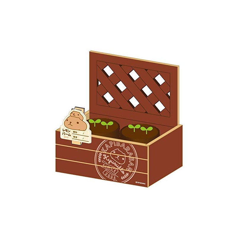 Capybara-san KB2000 Herb Cultivation Kit, Mini Lattice (Lemon Balm)