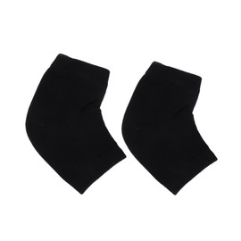 Baluue 5pairs Moisturizing Gel Socks for Cracked Heels Anti-crack Fingerless Ankle Covers Breathable Heel Protectors