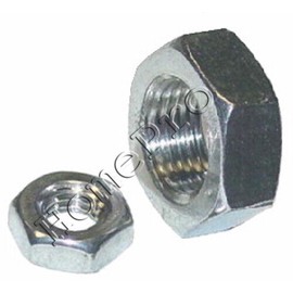 HomePro 1/2-20 STAINLESS FINE THREAD HEX (THIN) JAM NUTS HALF HEIGHT 18-8 UNF