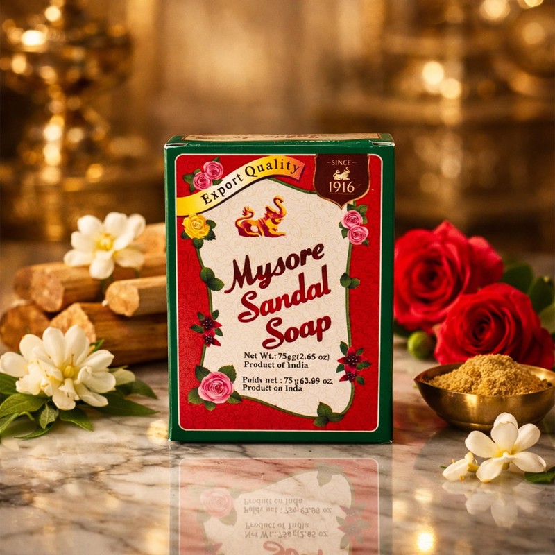 Mysore Sandal Soap 75g (Pack of 4)
