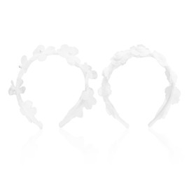 2 Pieces Of Flower Headbands, Lace Headbands, Ele Headbands, Wedding Headbands, Hair Style Decoration Supplies, Clothing Accessories.