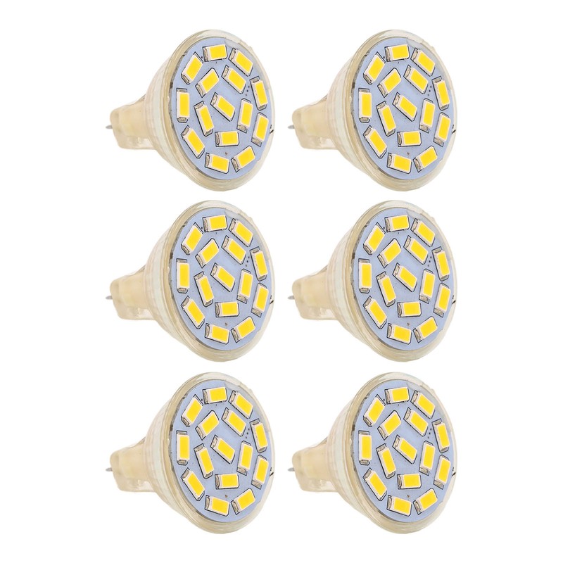 6Pcs GU4 LED Bulb 270LM 15LED Energy Saving Light Bulb