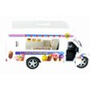 KiNSFUN Ice Cream Truck Die Cast Metal Toy w/Pullback Action