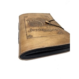 ROOGU Sweet Memories * Photo Album Camera Vintage Buffalo Leather Black Pages Handmade