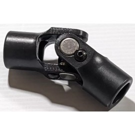 Gearhead Black 3/4" Round X 3/4" Round Steering Shaft U Joint racing street rod coupler