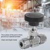 304 Stainless Steel Valve 2‑Way High Pressure Needle Flow Control