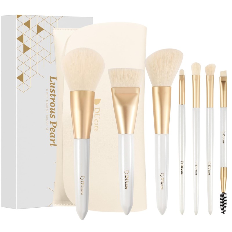 DUcare X0703 Makeup Brushes, 7 Piece Set, High Quality Fiber