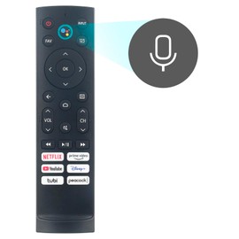 AULCMEET ERF3A90 New Replacement Voice Remote Control fit for Hisense Smart TV 75A76K 55A76K 55U6K 75U6K 65U6K 75U7G 65U7G 55U7G 55U6K 75U6K 75U7H 55U7H 65U7H 75A6H 70A6H 65A6H 55A6H 43A6H