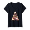 Womens Charcuterie Board Christmas Tree V-Neck T-Shirt