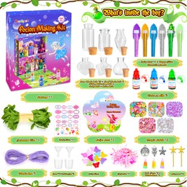 Potion Making Kit for Children, Fairy Arts and Crafts for Girls, Mix 22 Wizard Potions, Fairy Gifts for Girls 5-7, Magic Potions Kit for Girls 6-12, Girls Birthday Gifts Fairy Toys for Girls