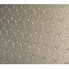 Roll of Diamond Plate Classic Sign Vinyl, with Self-Adhesive (Silver,