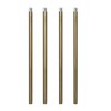 HALIGATE Polished Brass M10 Threaded Extension Rod for Pendant Light,