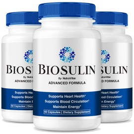 (3 Pack) Biosulin Capsules – Daily Support for Balanced Levels, Natural Energy & Healthy Circulation | Premium Plant-Based, Clean Formula for Everyday Use, Just 2 Easy-to-Take Pills (180 Capsules)