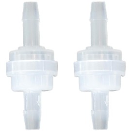 Check Valve, Prevents Backflow, Check Valve, For Fuel Diesel Gas Liquefied Air, Durable, For Aquariums and Fish Tanks, Plastic, One-Way Check Valve with Check Valve, Compatible with -40° to 160°C,